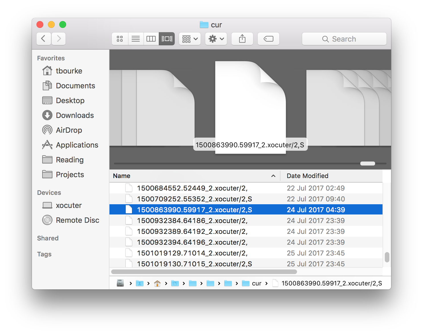 Screenshot of Finder before Muttlight installation. Screenshot of Finder before Muttlight installation.
